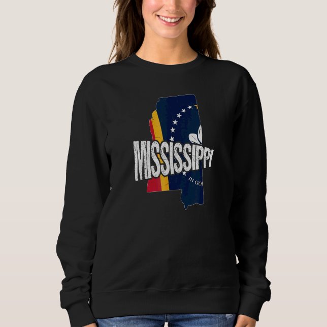 Distressed Mississippi Sweatshirt (Front)