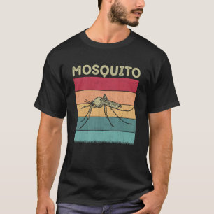 Distressed Mosquito  Boys Girls Retro Style Mosqui T-Shirt