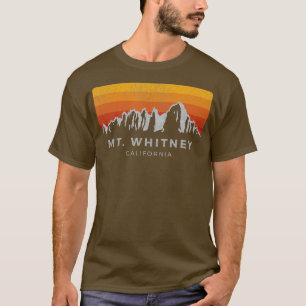 Distressed Mt Whitney California Sunrise T-Shirt