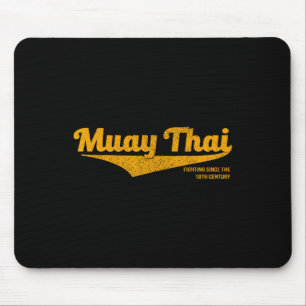 Distressed Muay Thai Kickboxing , Mma, Bjj, Thaila Mouse Pad