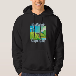 Distressed Nantucket Cape Cod Summer Vacation Old Hoodie