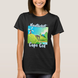 Distressed Nantucket Cape Cod Summer Vacation Old  T-Shirt
