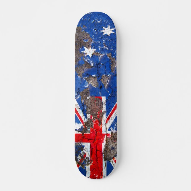 Distressed Nations - Australia (skateboard) Skateboard (Front)