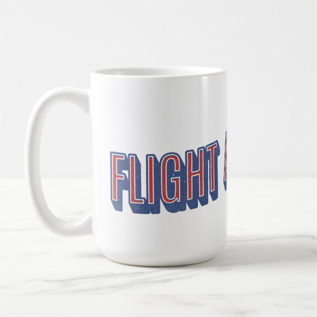Distressed New Flight Attendant Mug (Left)