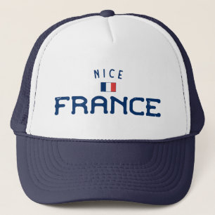 Distressed Nice France Trucker Hat