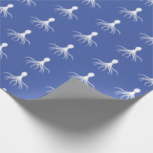 Distressed Octopus Design - Matte Wrapping Paper