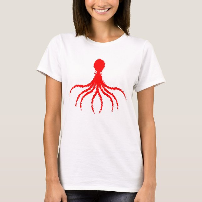Distressed Octopus Design - Men's Basic T-Shirt (Front)