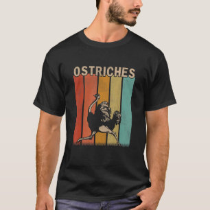 Distressed Ostriches   Men Women Kid Ostriches Ret T-Shirt