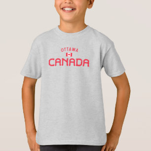 Distressed Ottawa Canada Boys' T-Shirt