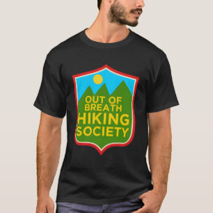 Distressed Out Of Breath Hiking Society T-Shirt