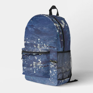 Distressed Paint Abstract Printed Backpack