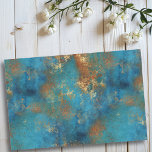 Distressed Patina Copper Vintage  Tissue Paper<br><div class="desc">This design may be personalized by choosing the Edit Design option. You may also transfer onto other items. Contact me at colorflowcreations@gmail.com or use the chat option at the top of the page if you wish to have this design on another product or need assistance. See more of my designs...</div>