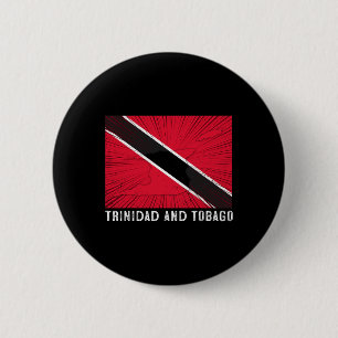 Distressed Patriotic Trinidad And Tobygo Flag Trin 2 Inch Round Button