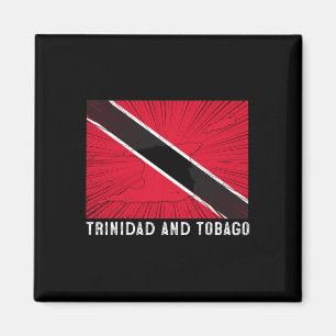 Distressed Patriotic Trinidad And Tobygo Flag Trin Magnet