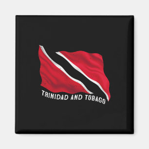 Distressed Patriotic Trinidad And Togo Flag Trinid Magnet