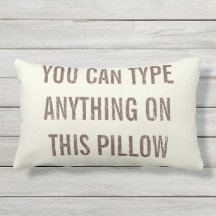 Distressed Personalized Cream Lumbar