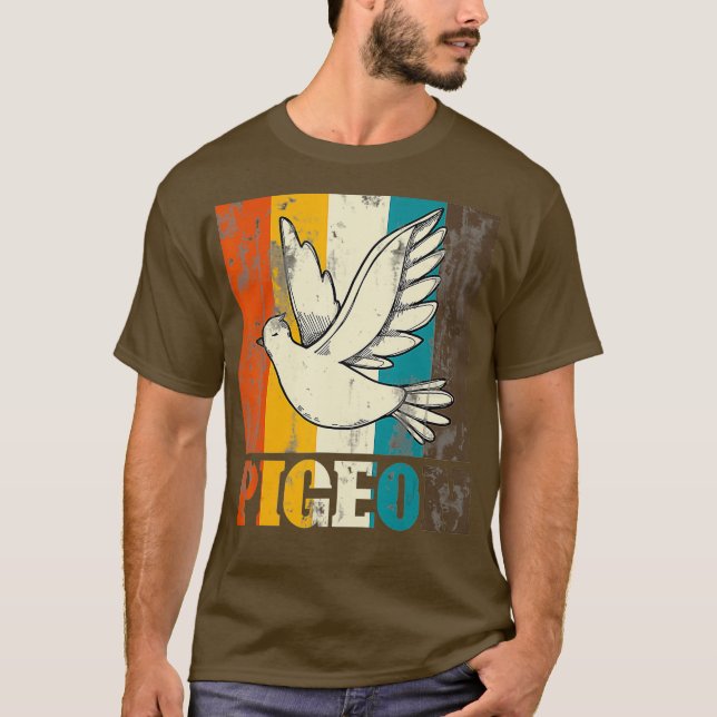 Distressed Pigeon T-Shirt (Front)