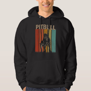 Distressed Pitbull Dog Men Women Kid Pitbull Dog Hoodie