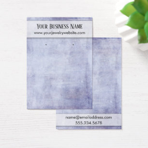 Distressed Purple Earring Holder Display Cards