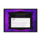 Distressed Purple Gothic Wedding RSVP Personalized