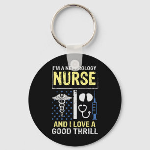 Distressed Quote Nephrology Nurse Good Dialysis Nu Keychain