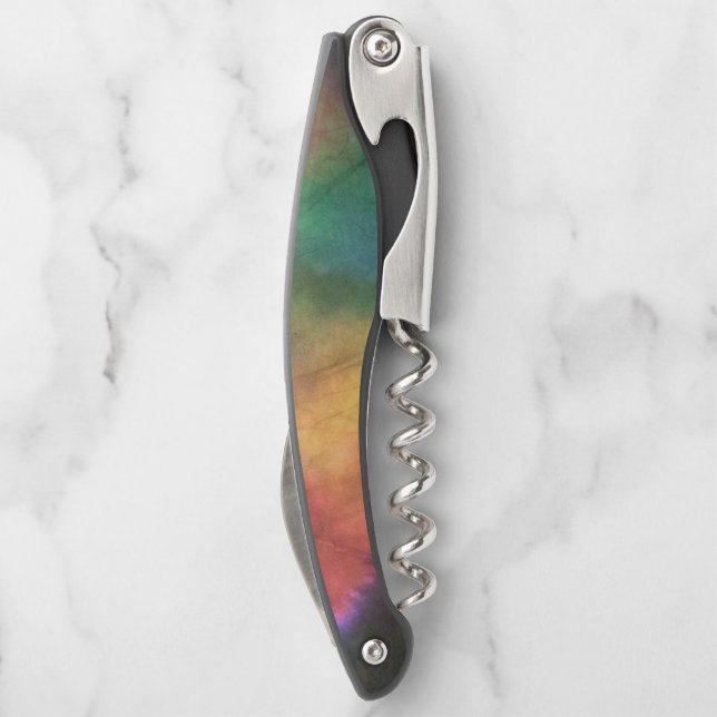 Distressed Rainbow Earth Tones Corkscrew (Back)