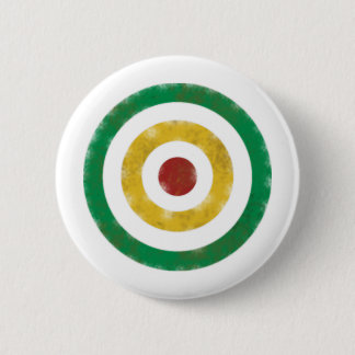 Distressed Rasta Rings 2 Inch Round Button