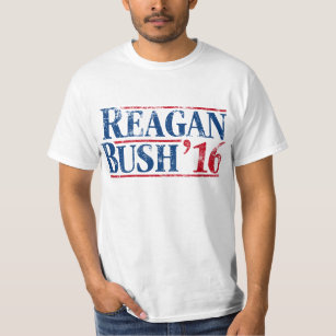 Distressed Reagan - Bush ’16 T-Shirt
