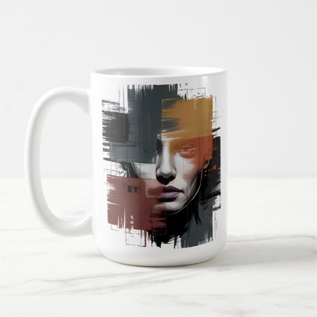 Distressed Reflection Coffee Mug (Left)