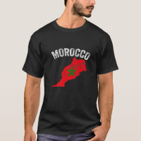 Distressed Retro Morocco Flag Morocco Map Patrioti