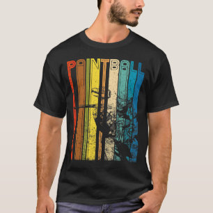 Distressed Retro Paintball Vintage For Men Women K T-Shirt
