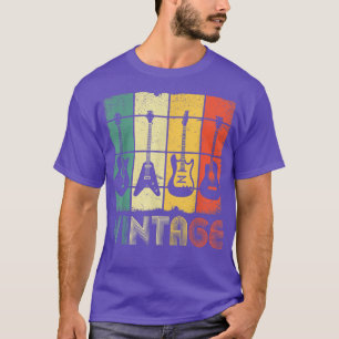 Distressed Retro Vintage Guitar Musician Guitarist T-Shirt
