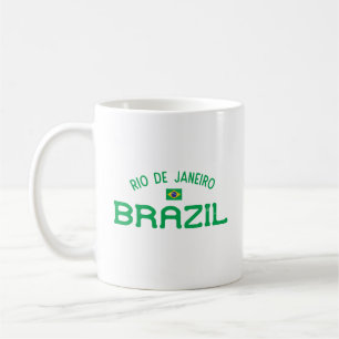 Distressed Rio de Janeiro Brazil Coffee Mug