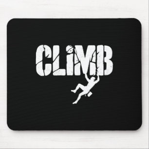 Distressed Rock Climbing Climb Design For Climbers Mouse Pad
