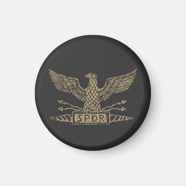 Distressed Roman Eagle Aquila Magnet (Front)