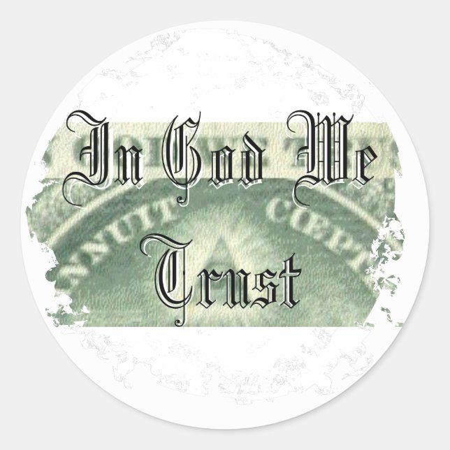 Distressed Round Stickers (Front)