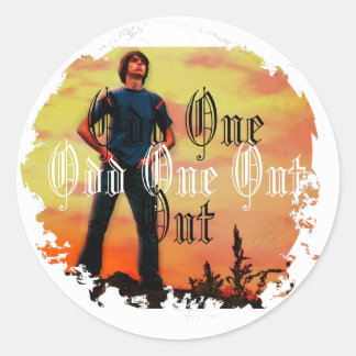 Distressed Round Stickers