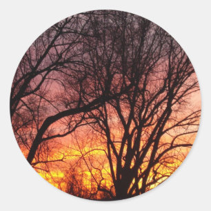 Distressed Round Stickers