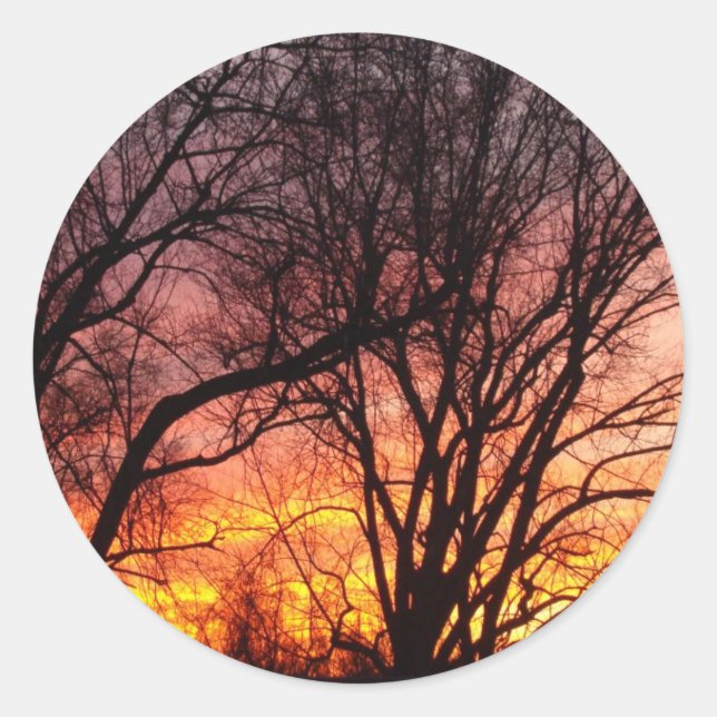 Distressed Round Stickers (Front)