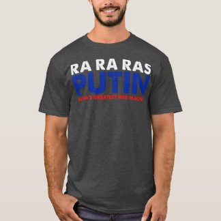 Distressed Russias GreatestMachine Typography Remi T-Shirt