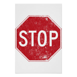 Distressed Stop Sign