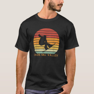 Distressed Taos Ski Valley New Mexico Snowboarding T-Shirt