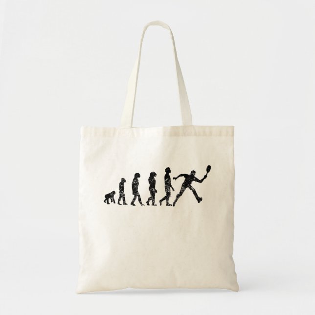 Distressed Tennis Evolution Tote Bag (Front)