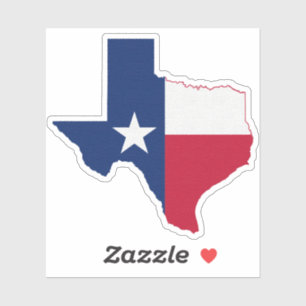 Distressed Texas Flag Shape To Customize