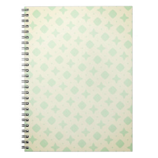 Distressed texture geometric retro notebook