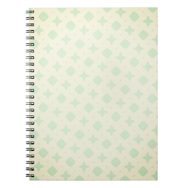 Distressed texture geometric retro notebook (Front)