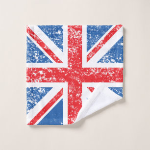 Distressed Union Jack/Flag Wash Cloth