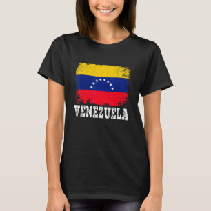 Distressed Venezuela Flag Men Women Kid Patriotic T-Shirt