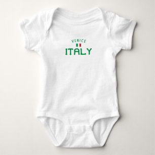Distressed Venice Italy Baby Bodysuit