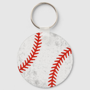 Distressed Vintage Baseball Retro Athletic Style Keychain